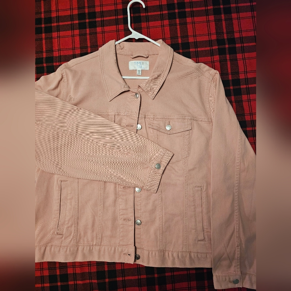 Pinkish jean jacket